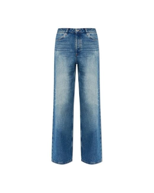 Straight Jeans A.P.C. de color Blue