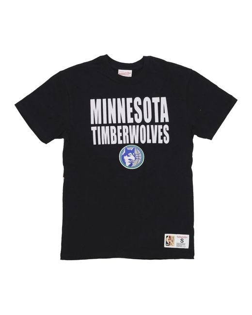 T-Shirts Mitchell & Ness de hombre de color Black