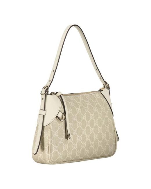 Gucci Natural Shoulder Bags