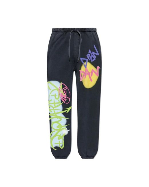 DSquared² Bedrukte Joggingbroek in het Blue voor heren