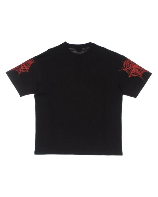 PHOBIA ARCHIVE Cobweb Print Tee in het Black voor heren