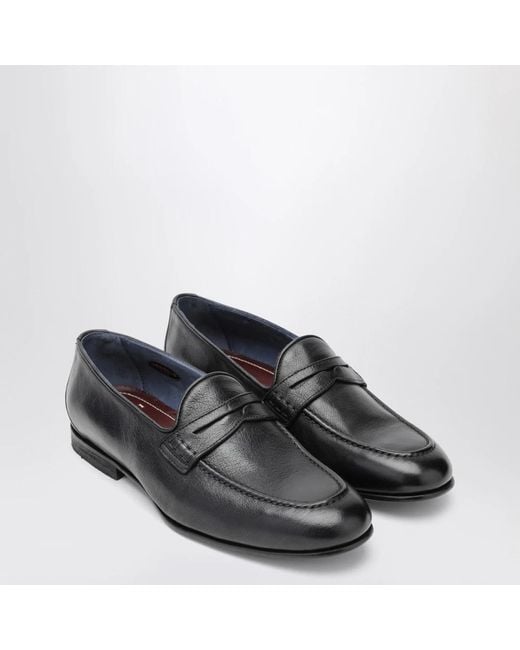 Sturlini Black Loafers for men