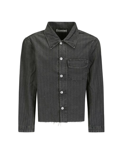 Our Legacy Gray Denim Jackets for men
