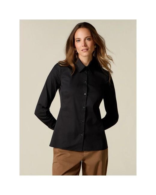 Shirts Oltre de color Black