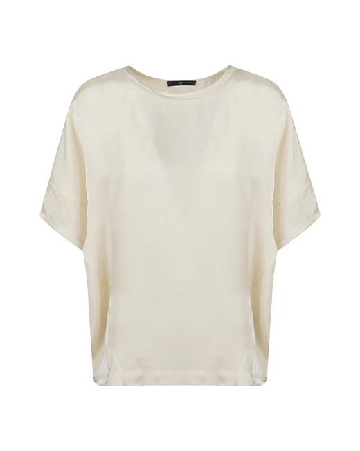 T-Shirts High de color White