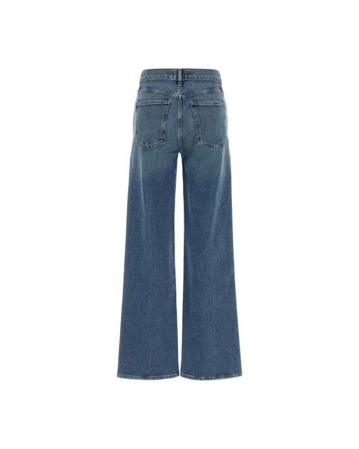 Agolde Blue Wide Jeans