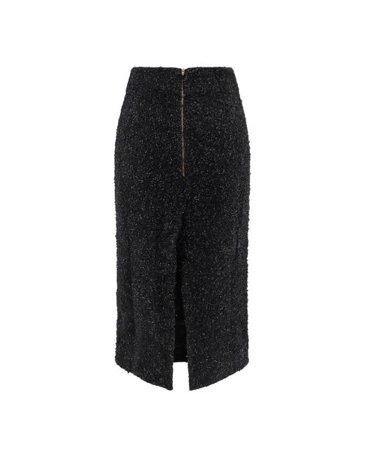 Balenciaga Black Midi Skirts