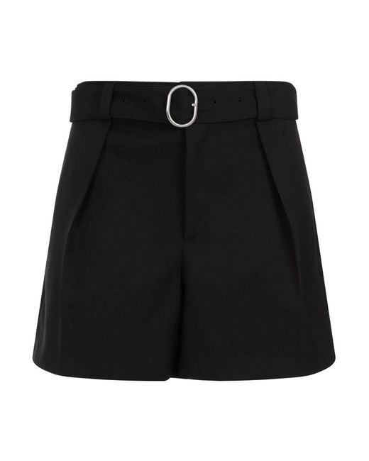 Shorts neri di Jil Sander in Black da Uomo