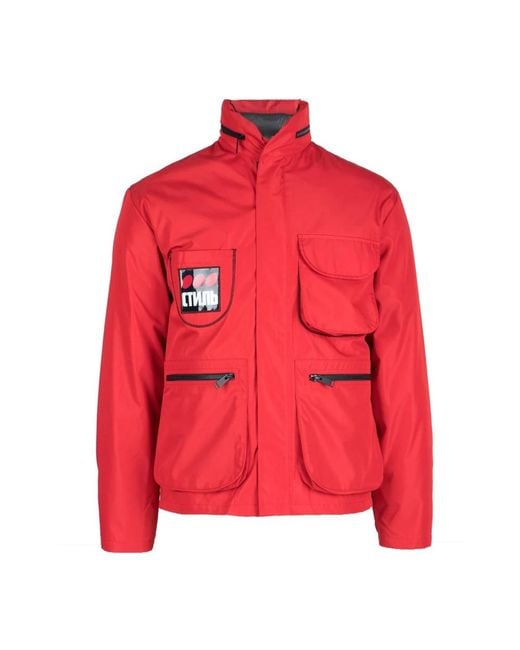 Heron Preston Red Winter Jackets for men