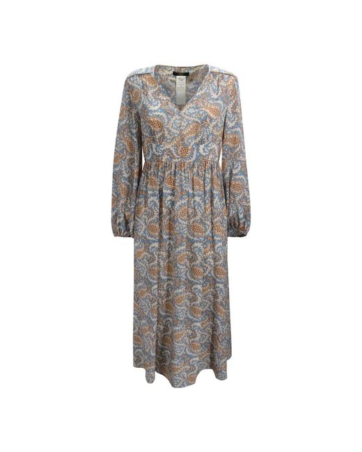 Weekend by Maxmara Gray Maxi Dresses