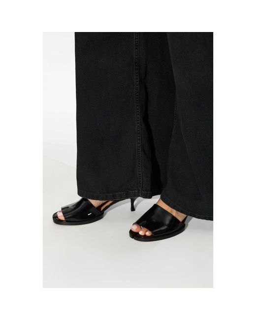 Maison Margiela Black Heeled Mules