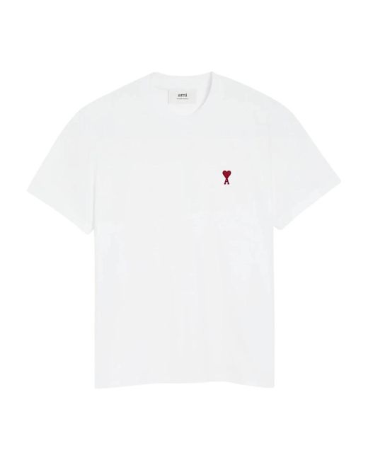 AMI T-Shirts in het White