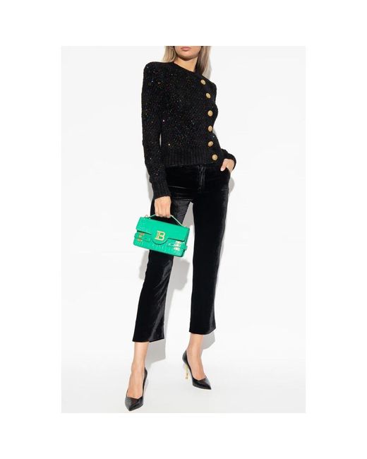 Pantaloni in velluto di Balmain in Black