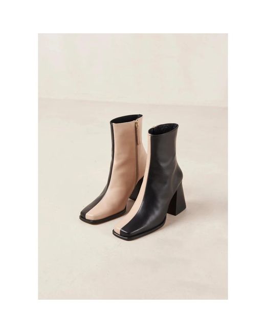 Alohas Black Heeled Boots
