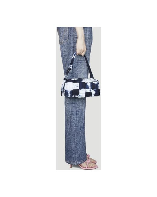 Bottega Veneta Blue Shoulder Bags