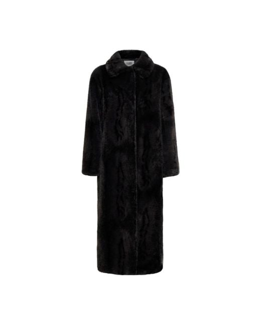 Single-Breasted Coats Silvian Heach de color Black