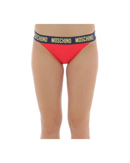 Moschino Red Bikinis