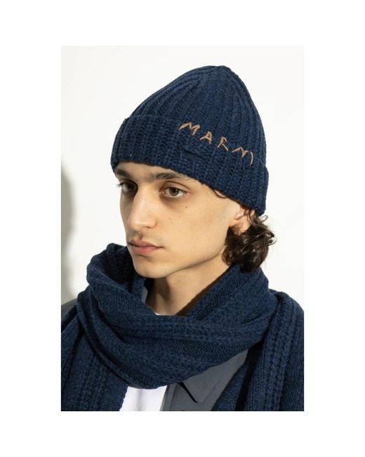 Beanies di Marni in Blue da Uomo