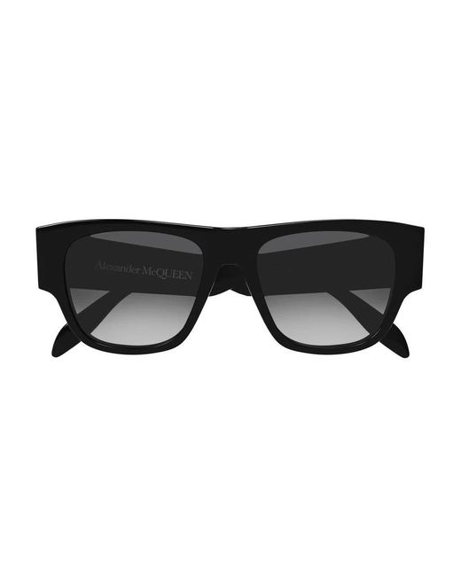 Alexander McQueen Grün/graue sonnenbrille in Black für Herren