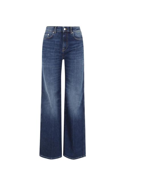 Department 5 Blue Wide Jeans
