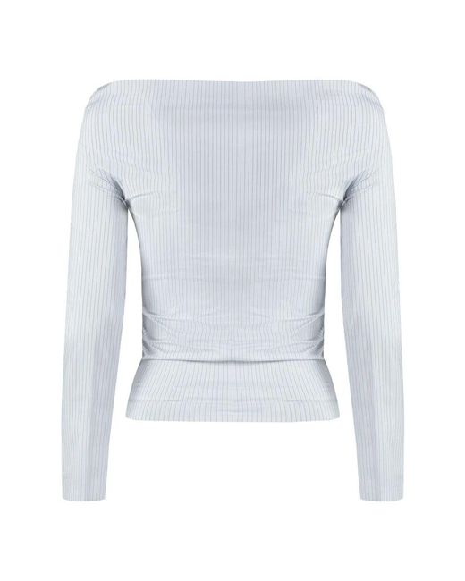 Long Sleeve Tops di Philosophy Di Lorenzo Serafini in Blue