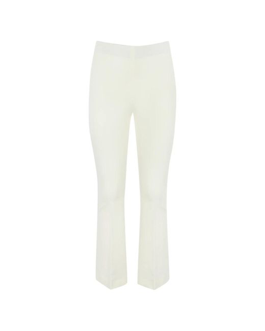 Liviana Conti White Cropped trousers