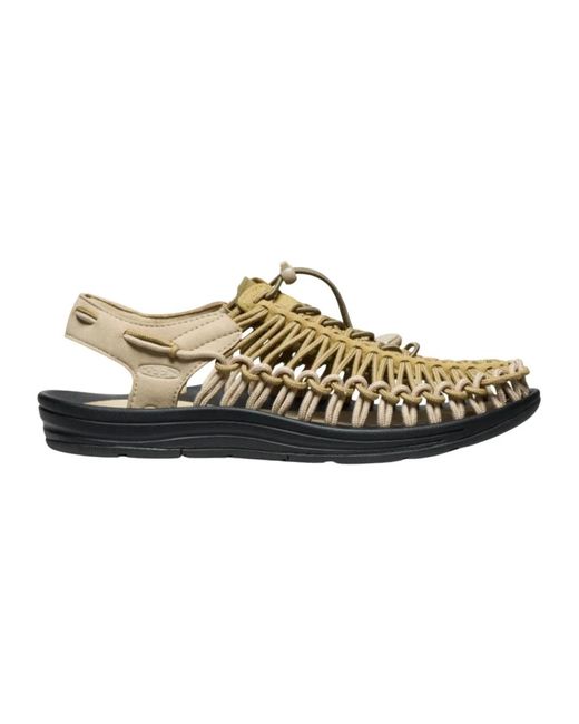 Flat Sandals di Keen in Brown da Uomo