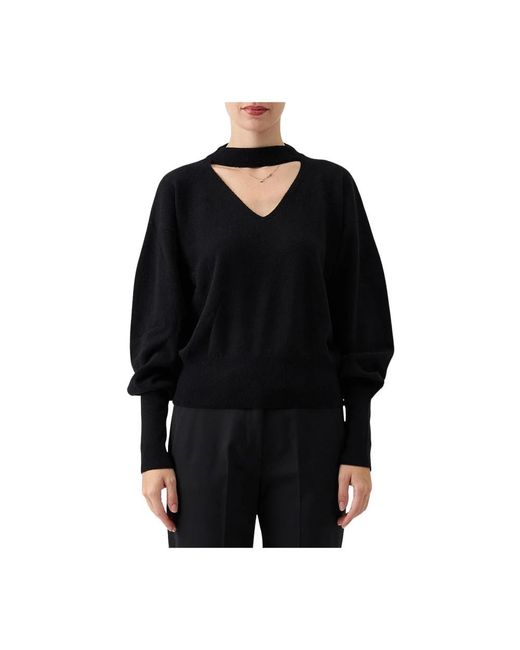 FEDERICA TOSI Black V-Neck Knitwear