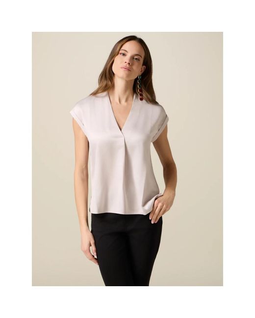 Blouses Oltre de color Pink