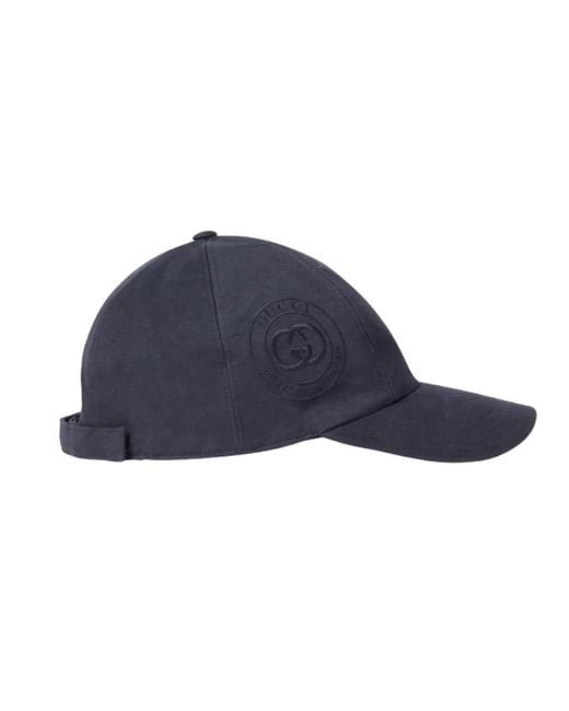 Gucci Fabric Baseballpet Met Borduursel in het Blue voor heren