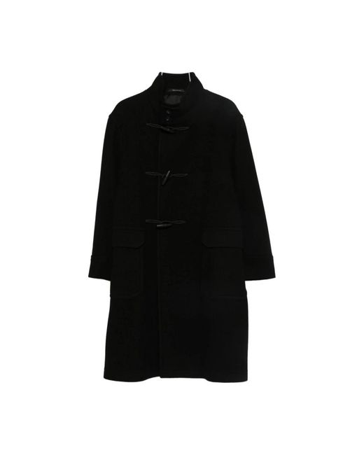 Tagliatore Jassen ,Zwart ,Wol Lined Coat Mon in het Black voor heren