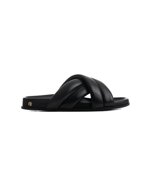 Anine Bing Black Schwarze Lizzie Slides