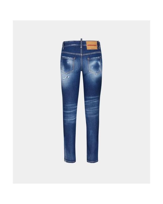 DSquared² Blue Jennifer medium waist jeans