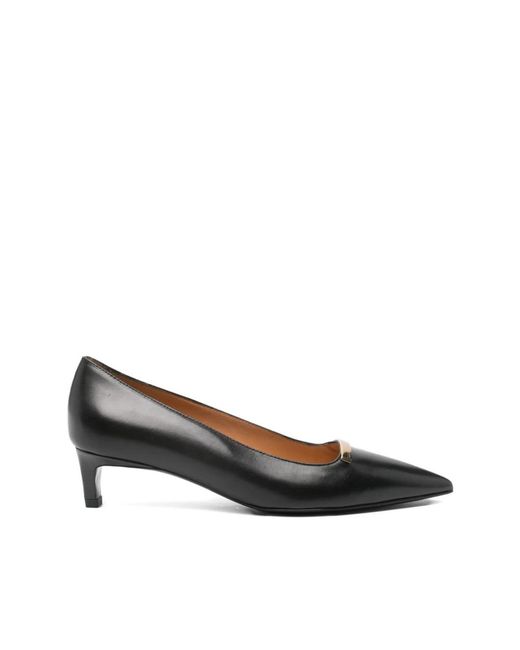 Tod's Brown Schwarze Lederschuhe