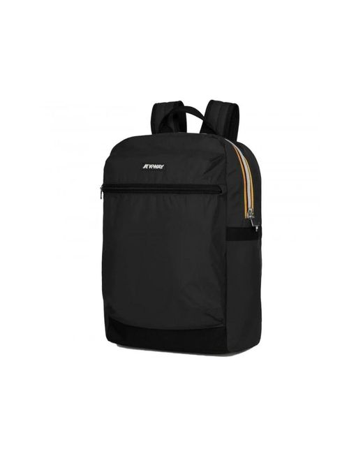 K-Way Black Backpacks for men