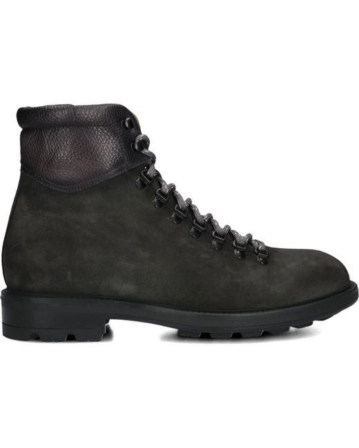 Magnanni Shoes Black Grüne Leder-Stiefeletten