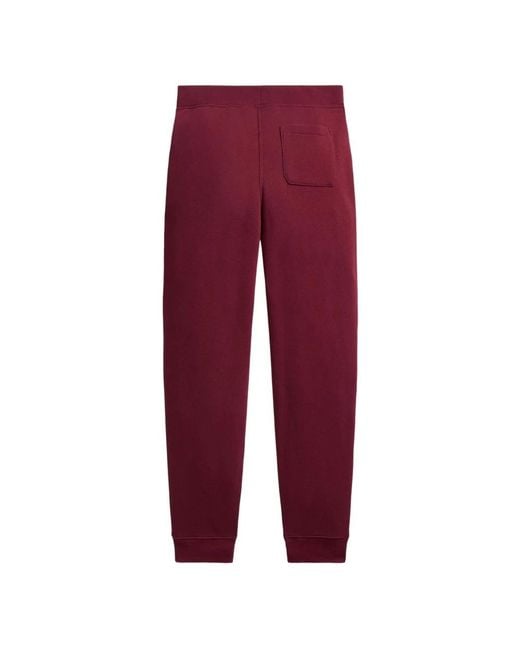 Ralph Lauren Red Sweatpants for men