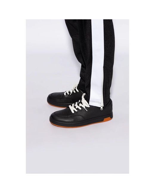 KENZO Ledersneaker in Black für Herren