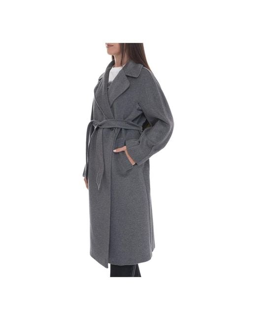 Weekend by Maxmara Resina Wollen Jas in het Gray