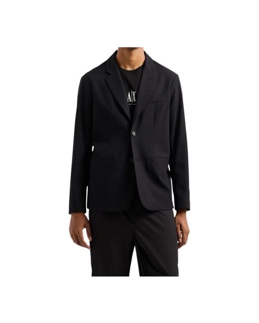 ARMANI EXCHANGE Blue Blazers for men