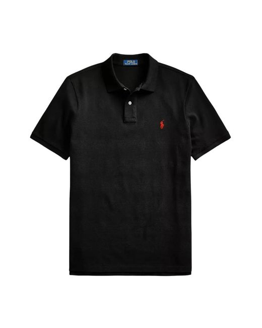 Ralph Lauren Black Polo Shirts for men