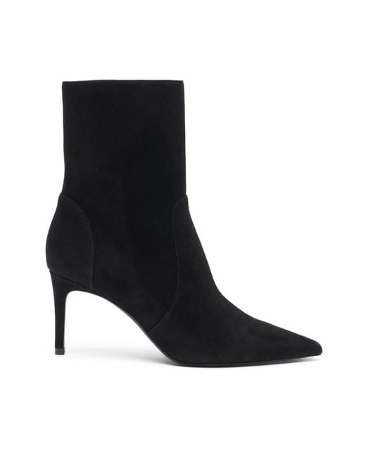Stuart Weitzman Black Heeled Boots