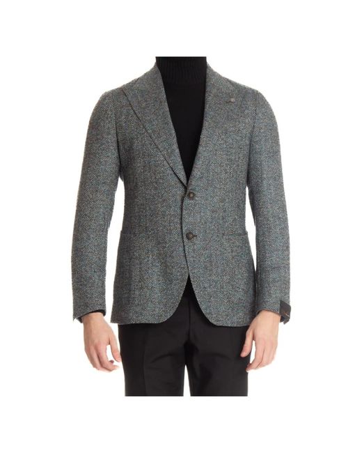 Tagliatore Gray Blazers for men