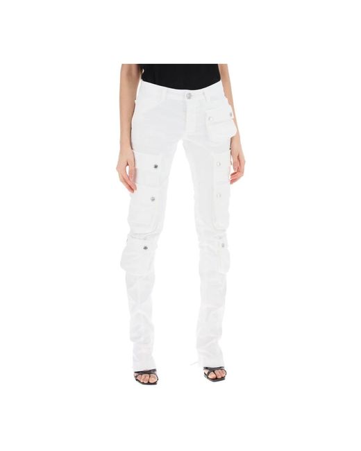 Slim-fit trousers DSquared² de color White
