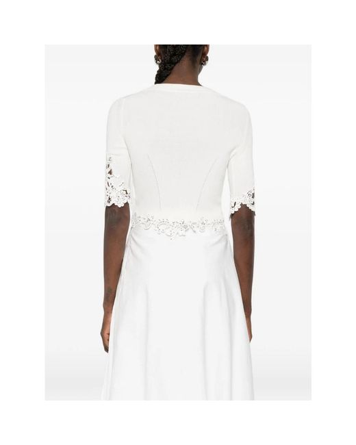 Ermanno Scervino White Cardigans