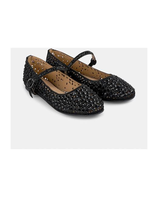 Alma En Pena. Black Ballerina Shoes