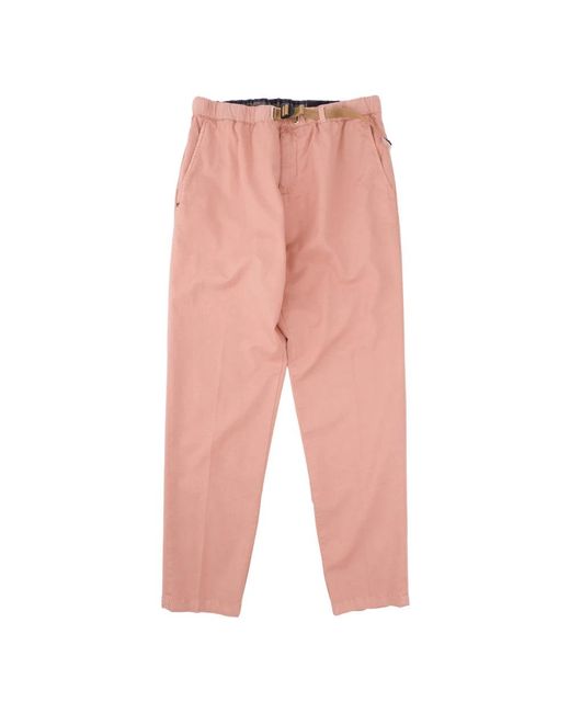 White Sand Pink Cropped Trousers
