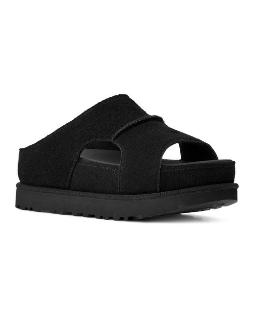Ugg Schoenen ,Zwart ,Polyester Goldenstar Hi Slide in het Black