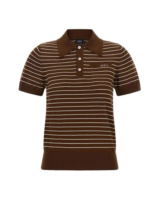 A.P.C. Aline Polo in het Brown