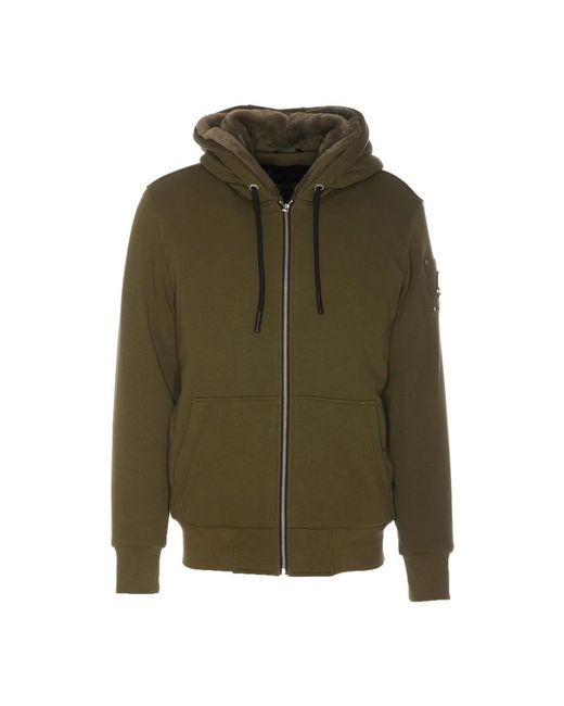 Moose Knuckles Green Zip-Throughs for men
